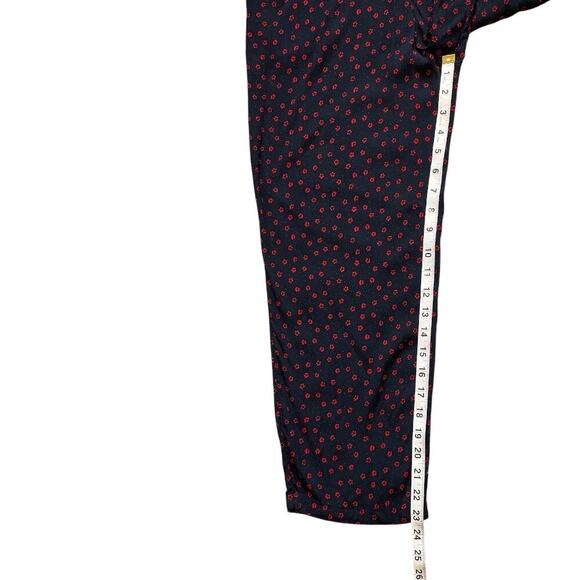 Abercrombie & Fitch Women’s Jumpsuit Short Sleeve Blue & Red Floral Print Small - Picture 12 of 12